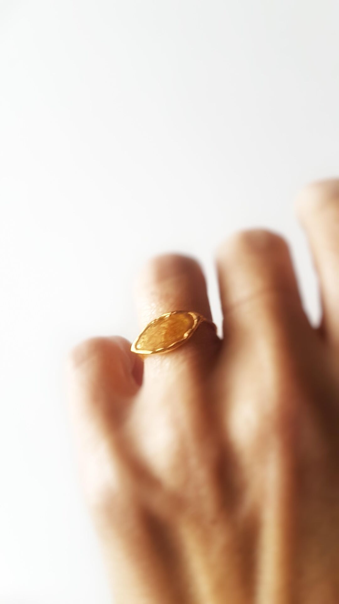 Bal Rengi Mekik Yüzük