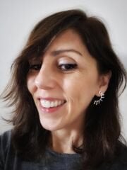 Güneş Gümüş Küpe