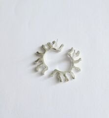 Güneş Gümüş Küpe