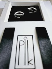 Ucu Açık Gümüş Küpe