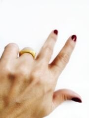 Üstü Düz Mekik Yüzük