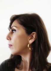 Tek Burgu Halka Küpe