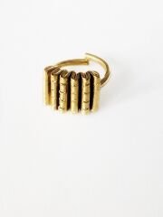 Sık Dalgalı Dokulu Yüzük