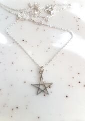 Minimal Yıldız Gümüş Kolye