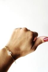 Gümüş Balık Bronz Bilezik