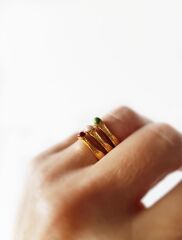 Mineli Damla Yüzük