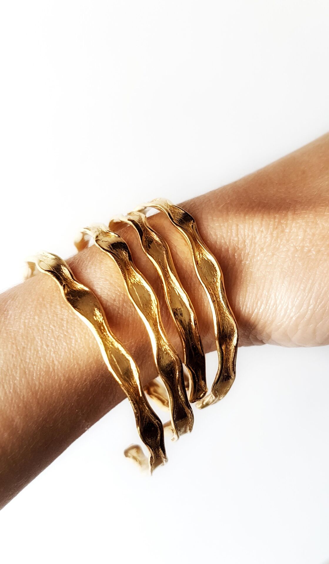 Dalgalı Bronz Bilezik