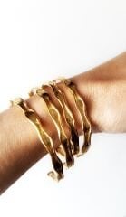 Dalgalı Bronz Bilezik