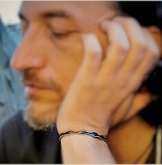 Dalgalı Gümüş Bilezik