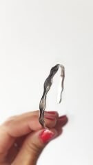 Dalgalı Gümüş Bilezik