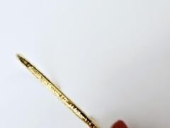 Dokulu Sade Bronz Bilezik