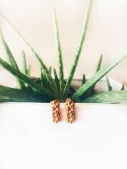 Minimal Toplu Bronz Küpe