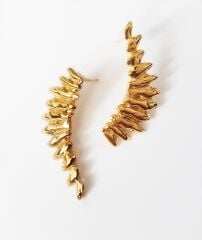 Melek Kanadı Bronz Küpe