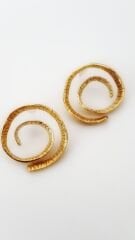 Spiral Bronz Küpe