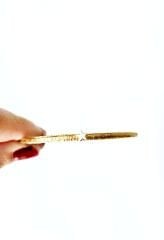 El Yapımı Altın Renk Yıldız Detaylı Kadın Bilezik