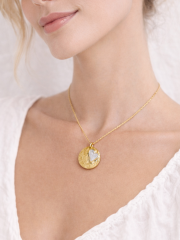 Artizan Kalp Detaylı Altın Kolye