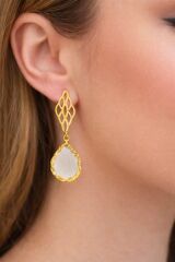 Mineli Damla Tasarım Kadın Küpe