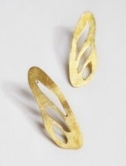 Serbest Formlu Uzun Özel Tasarım Küpe