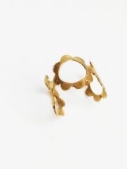 Çiçek Motifli Açık Form Kadın Yüzük